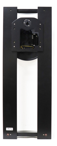 Reloj De Pared Seiko Qxh078b Péndulo Madera 60cm Estructura Café Oscuro Fondo Blanco