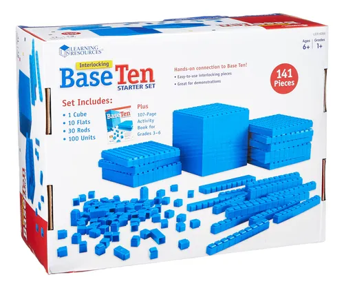 comprar Base Ten Starter Set Learning Resources 141 Piezas, 6 O Más