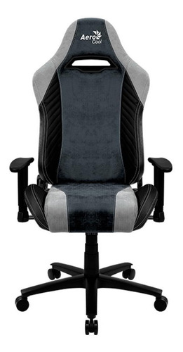 Silla de escritorio AeroCool Baron gamer ergonómica  azul con tapizado de aerosuede