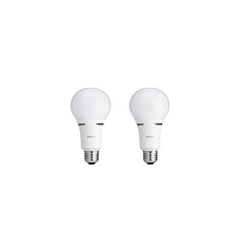 Philips Led 3-way Bulbo 2 Paquete, 40/60/100 Equivalente Wat
