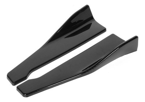 2 Peças De Saia Lateral Universal Rocker Splitters Lip Wingl