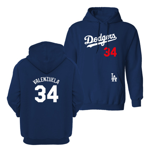 Sudadera Modelo Mlb Los Angeles Dodgers Valenzuela 34