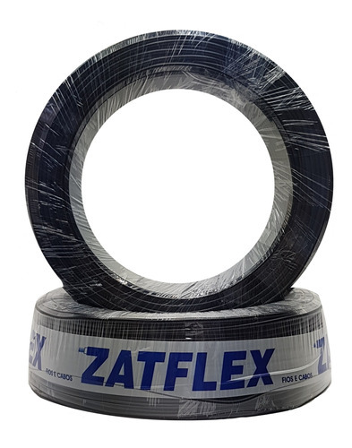 Fio Elétrico Flexível 6,0 Mm - Rolo Com 50 Metros - Inmetro Cor Preto