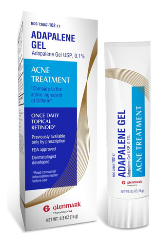 Glenmark Adapalene Gel 0.1% 15g Momento De Aplicación Día/noche Tipo De Piel Todo Tipo De Piel