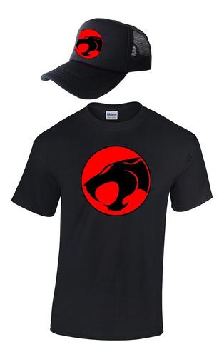 Combo Camiseta Gorra Thundercats  Algodon 100% 