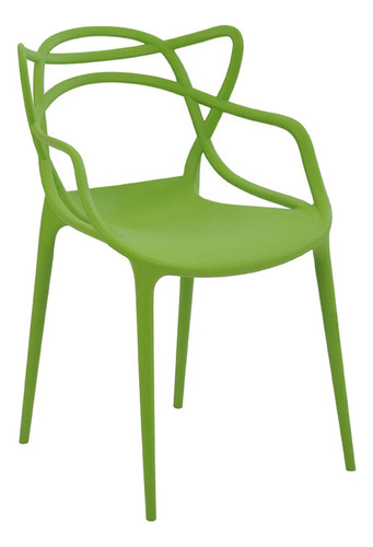 Cadeira Sala E Cozinha Feliti (pp) Verde - Gran Belo