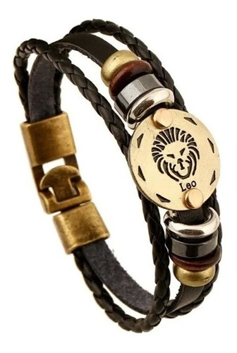 Pulsera  Brazalete / Signo Del Zodiaco Leo