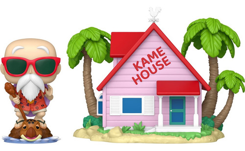 Dragon Ball Master Roshi With Kame House Funko Pop! Town #46 (Usado)