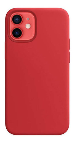 Protector Para iPhone 12 Simil Original Rojo