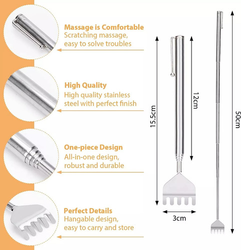 Manita Rascadora Extensible Metal Mano For Rascar 1pz F