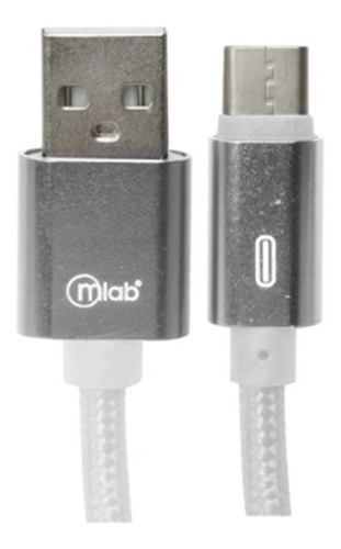 Mlab Cable Usb 3.1 Tipo C Silver