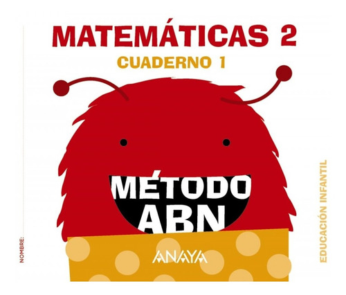 Libro Nivel Ii Cuaderno Matemáticas 1  Abn  Infantil 4 Año