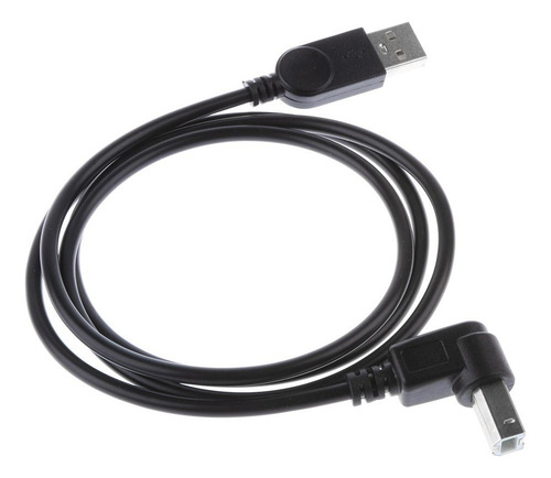 2x 90 ° De Ángulo Cable De Impresora Usb2.0 Enchufe -b