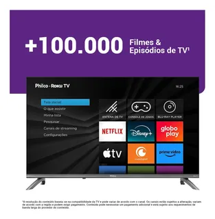Smart Tv 32 Philco Roku Tv Dolby Audio Hdr10 P32crb