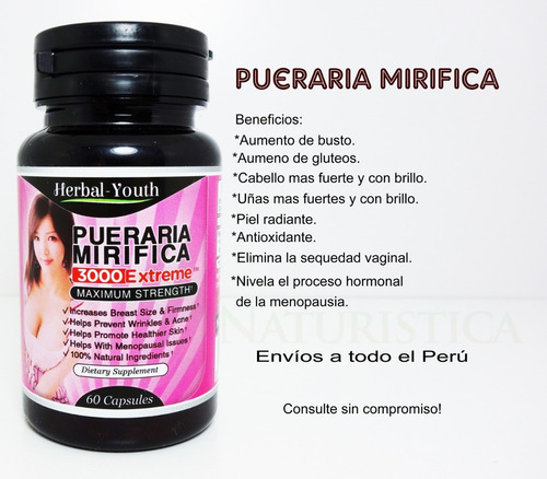 Stock Reafirmante Busto Pueraria Mirifica 3000 Extreme.