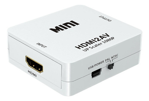 Imagen 4 de 8 de Adaptador Conversor Convertidor Hdmi A Rca Video Pal / Ntsc
