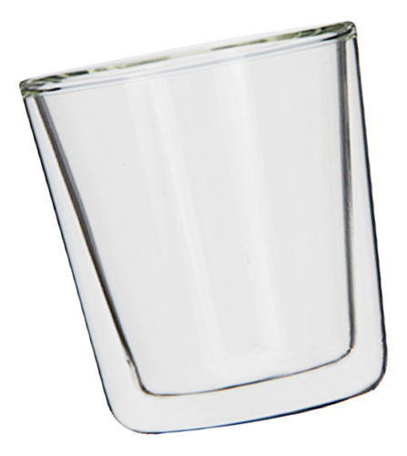 Vasos Transparentes De Doble Pared Resistentes Al 100ml