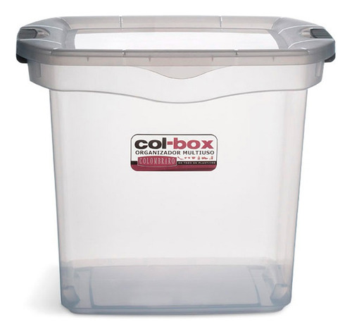 Caja Plástica 14lts Con Trabas Laterales Colbox - Colombraro