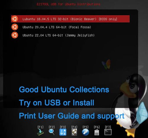 Ezitsol Ubuntu Usb 22.04 Y 20.04 De 64 Bits, Ubuntu 18.04 De