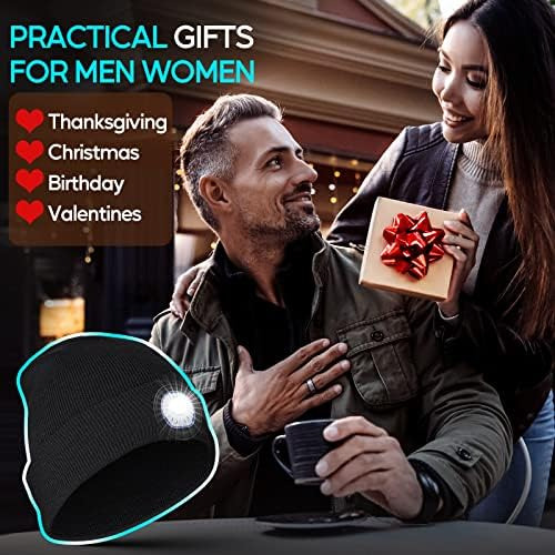 Regalos Para Hombres Gorro Con Led - Gorro Unisex Recargable