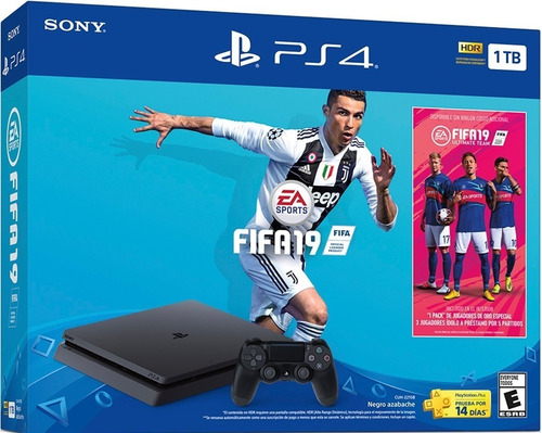 Playstation 4 Ps4 1tb + Fifa 2019