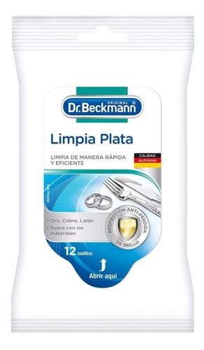 Limpia Plata Y Otros Metales Dr. Beckmann Db3991 12 Piezas