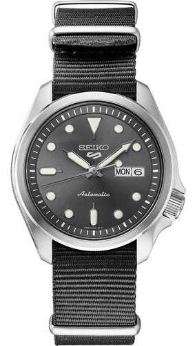 Reloj Seiko 5 Automático Hombre Malla Nylon Srpe61