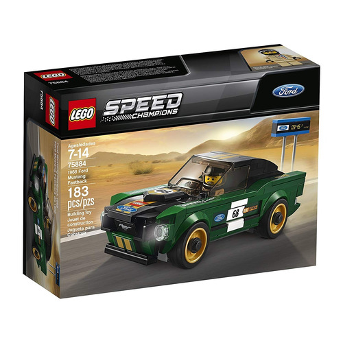 Lego Speed Champions Ford Mustang Fastback De 1968