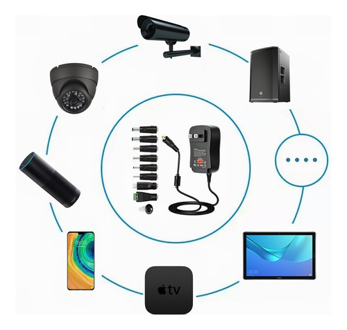 . Adaptador De Corriente Universal 30w