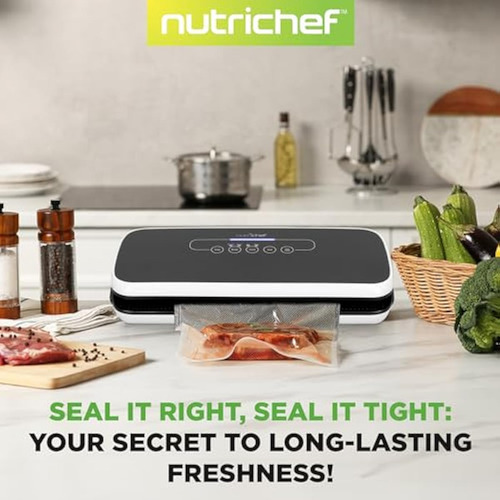 Sistema Automático De Sellado De Aire Al Vacío Nutrichef Par