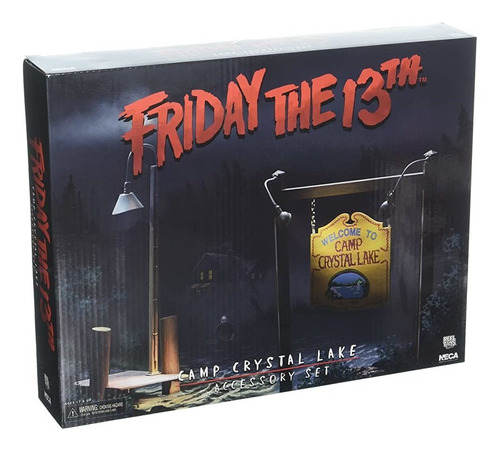 Neca - Viernes 13 - Juego De Accesorios Camp Crystal Lake