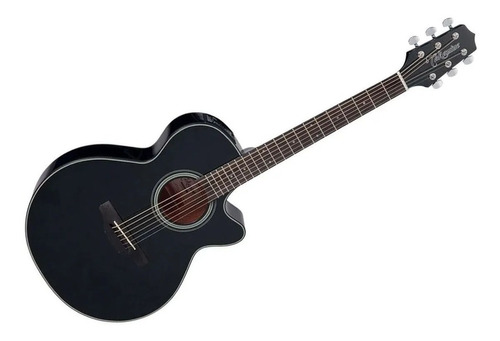  Guitarra Electroacústica Con Corte Takamine Gf15ce Blk