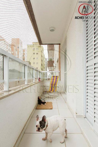 Apartamento Com 2 Dormitórios, 1 Suite E 1 Vaga Coletiva Suficiente À Venda, 68 M² Por R$ 535.000 - José Menino - Santos/sp - Ap10116