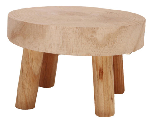 Base De Soporte De Maceta De Madera Maciza Suministros De