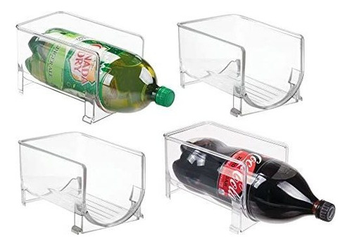 Mdesign Grande Apilable Cocina Bin Organizador De Almacenam