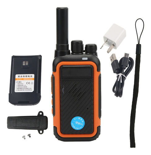 Radio Portátil Walkie Talkie Recargable De 2 Vías Uhf400470