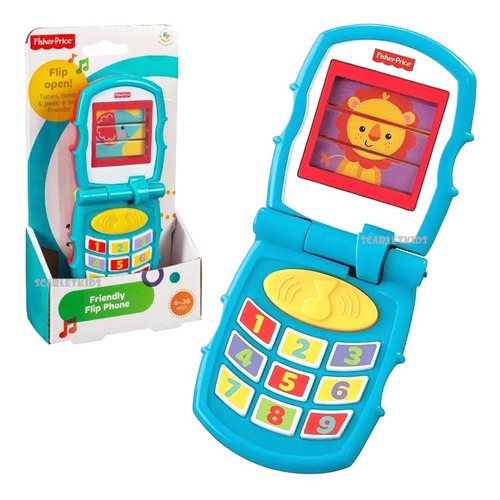 Fisher Price Telefono Sonidos Divertidos Mattel Scarlet Kids