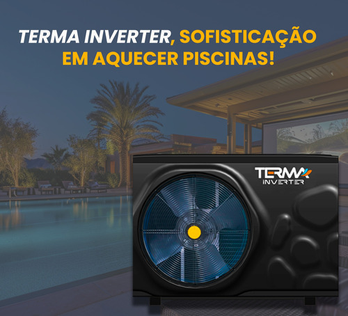 Bomba De Calor P/ Piscina Nautilus Terma Inverter 3 Com Wifi