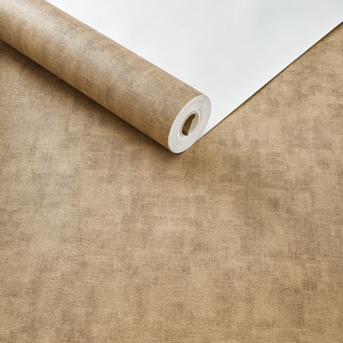 Papel De Parede Importado 10m X 53cm - Textura Aço Corten