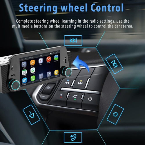 Carplay Inalámbrica Reproductor Mp5 Para Coche De 5