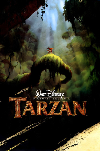 ##171 Tarzan Póster Autoadhesivo 100x70cm