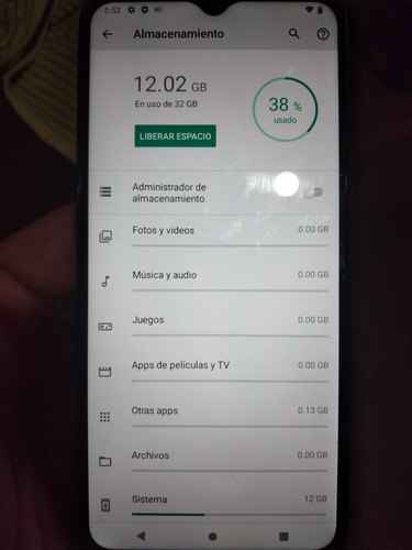 Moto E7 32 Gb Azul Oscuro 2 Gb Ram Azul Oscuro (Usado)