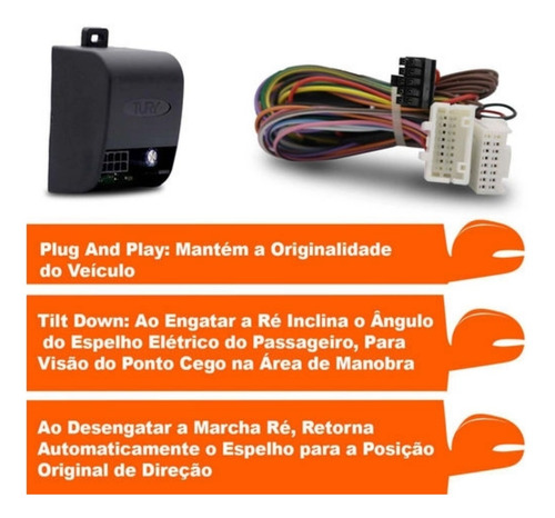 Imagem 2 de 4 de Tilt Down Nissan Kicks 2016 A 2022 Tury Inclina Retrovisor