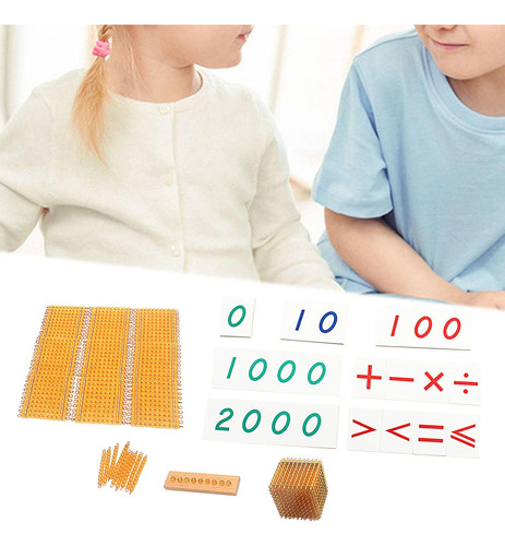 Material De Matemática De Contas, Brinquedos De Dourado