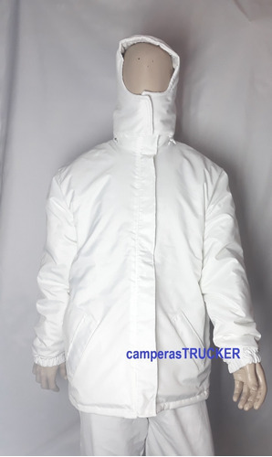 Campera Blanca Frigorifico Trucker Guata 180. Factura A