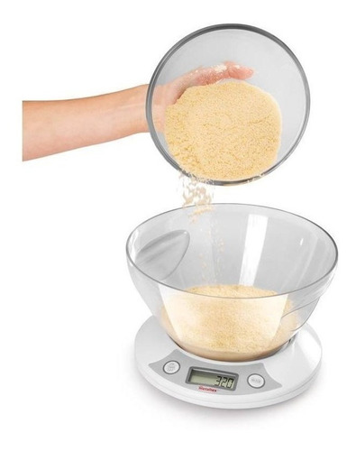 Balanza de cocina digital Metaltex Pesa 5kg blanca
