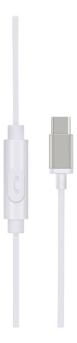 Audifonos Alambricos Pure Gear Pureboom Tipo C Color Blanco