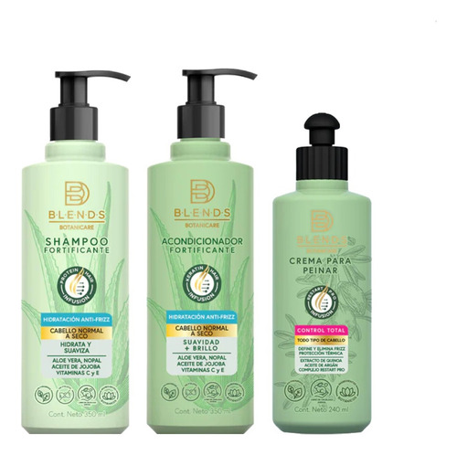 Kit Hidratación + Protección Térmica Blends Botanicare
