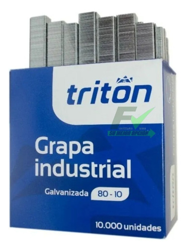 4 Cajas De Grapa Ind Triton 80-10 Orig Tapiceria X 10000 Un