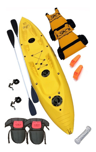 Kayak Sportkayaks Sk Familiar Triple Completo + Envio Gratis